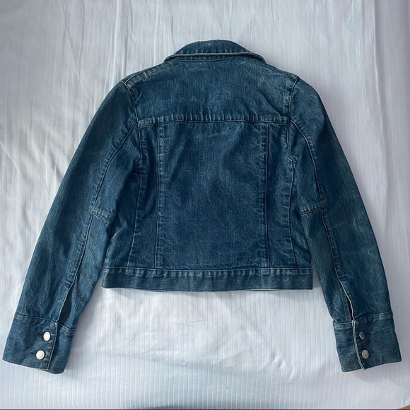 Banana Republic Biker Style Denim Jacket - Picture 6 of 6